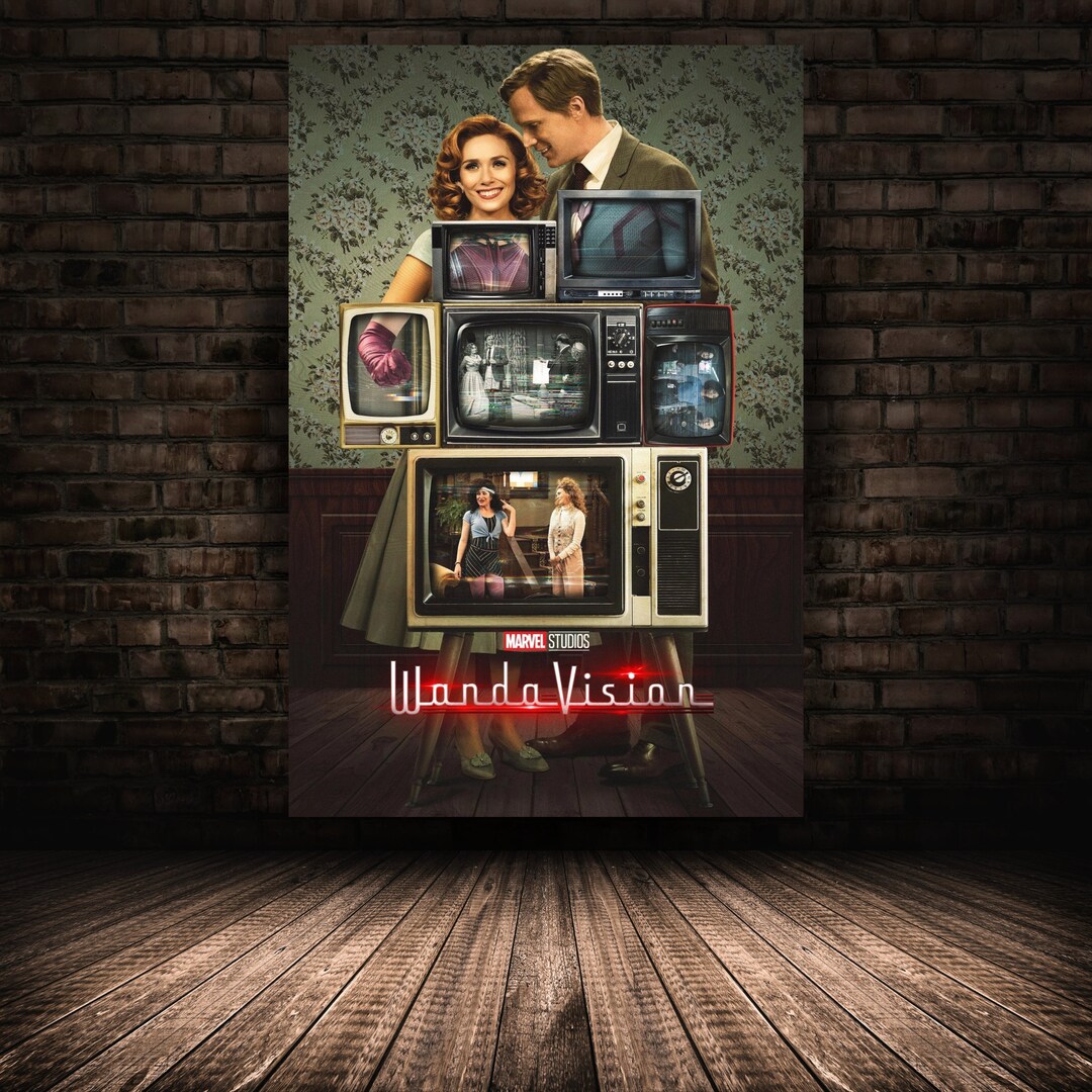 Wandavision Poster Elizabeth Olsen Wall Art Rolled Fine Art - Etsy