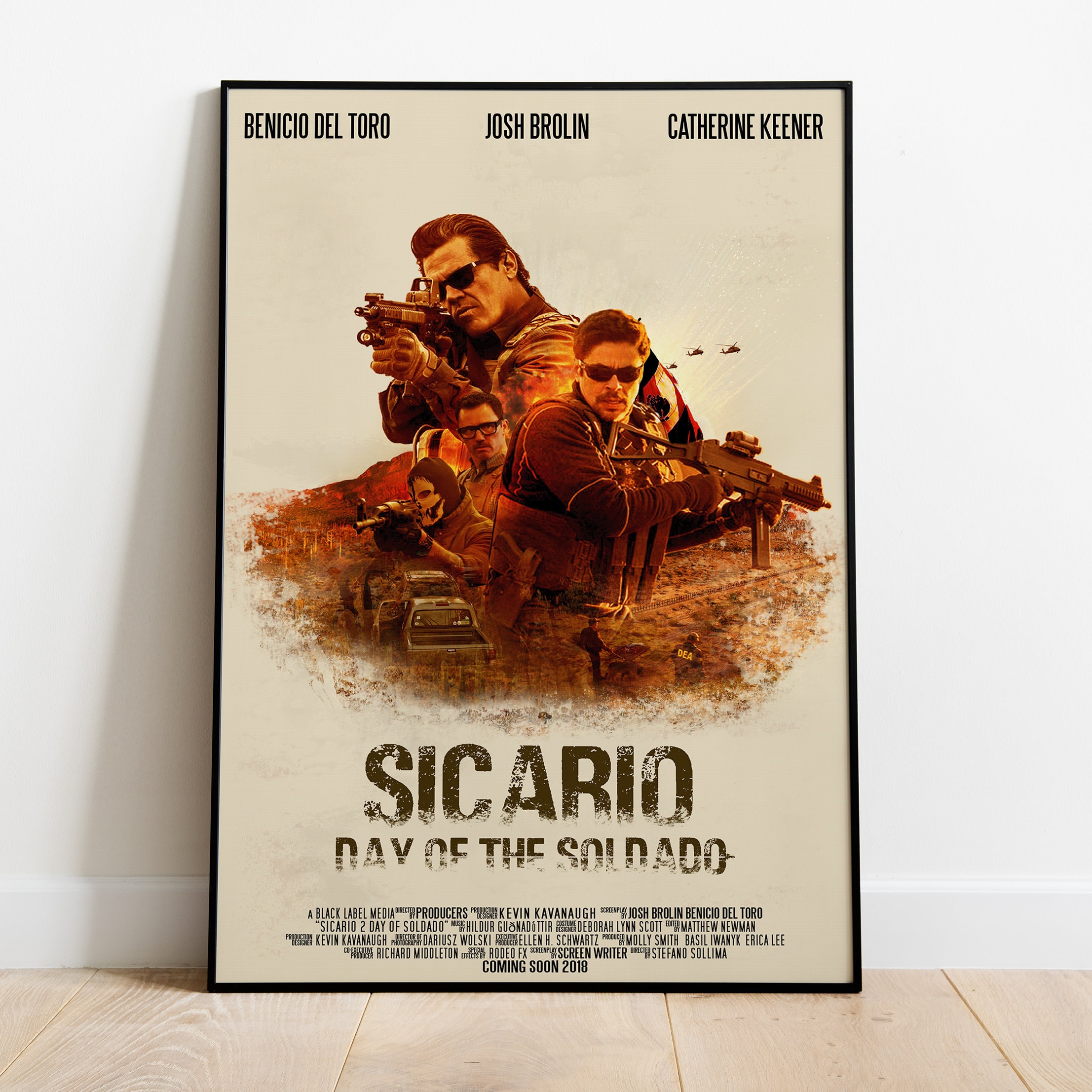 Sicario Poster, Movie Print, Wall Art, Gift for Film Fans - Etsy