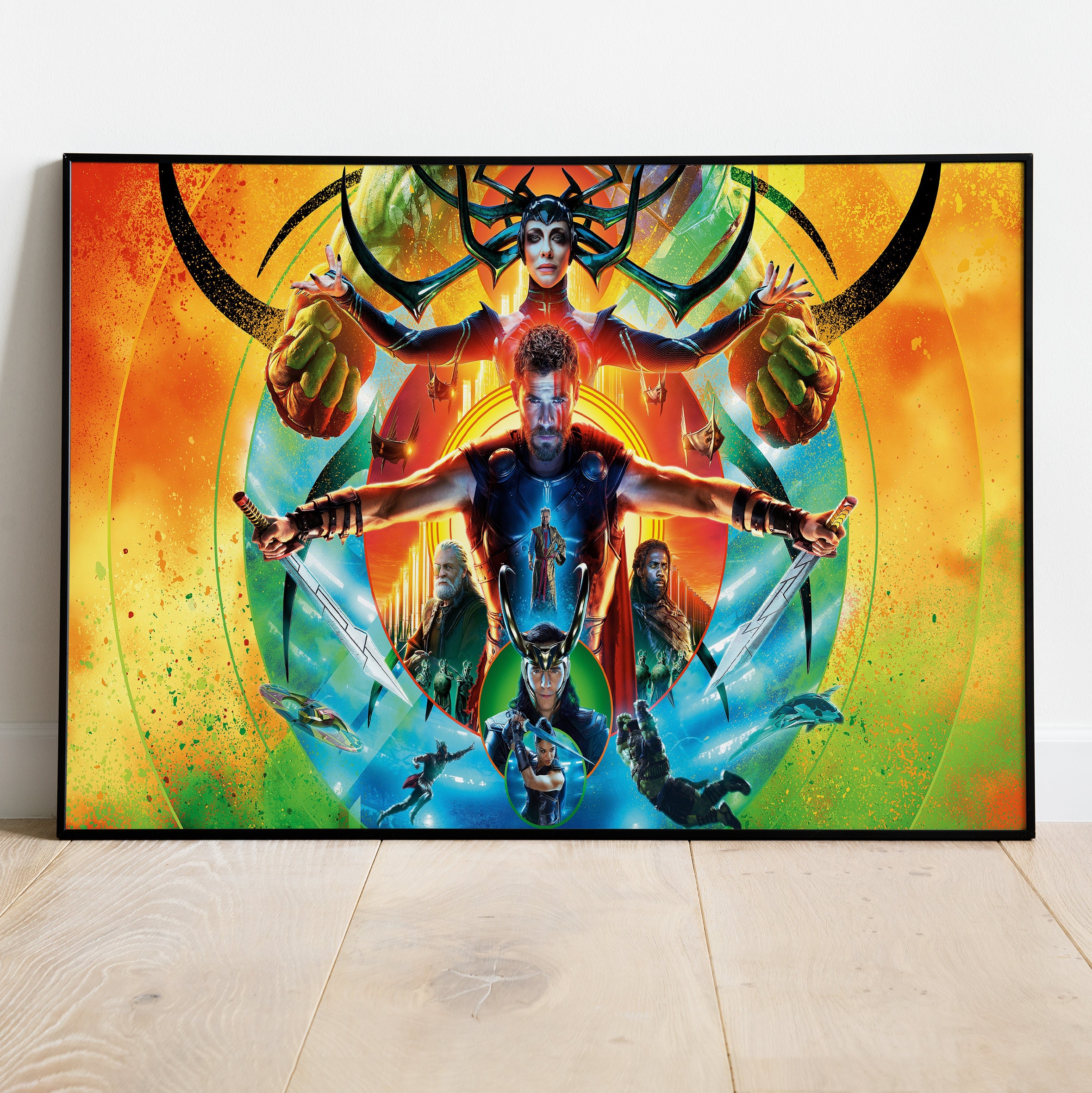 Thor Ragnarok Poster, Movie Print, Wall Art, Gift for Film Fans - Etsy