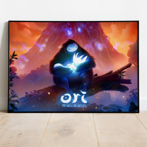 Ori and the Will of the Wisps Canvas Poster, Shriek Print, Game