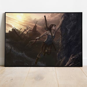 Shadow of the Tomb Raider Poster, Game Print, Wall Art, Gift for Gamers #2