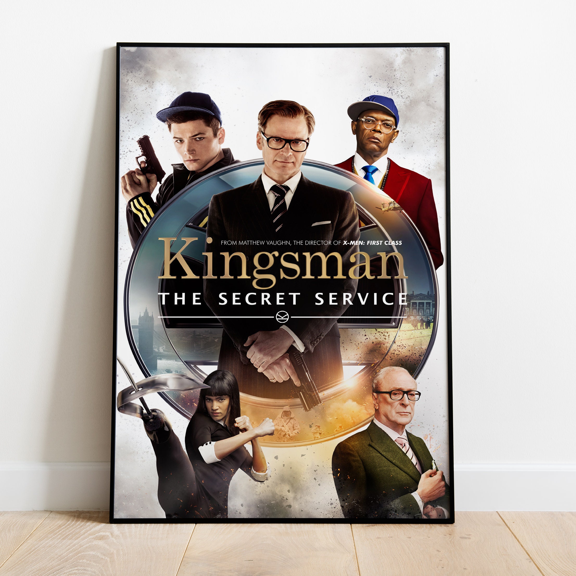 Kingsman the Secret Service Poster, Movie Print, Wall Art, Gift for Film  Fans - Etsy, image size:2213x2213