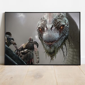 God of War Poster, Game Print, Wall Art, Gift for Gamers #2