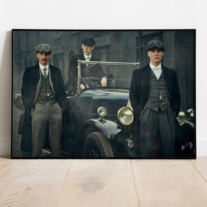 Peaky Blinders Poster, Tv Series Print, Wall Art, Gift for Tv Show Fans #2