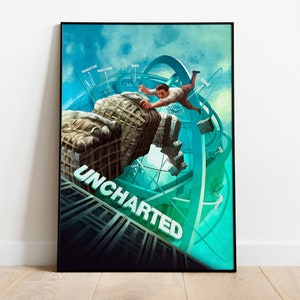 Uncharted Poster, Game Print, Wall Art, Gift for Gamers #2