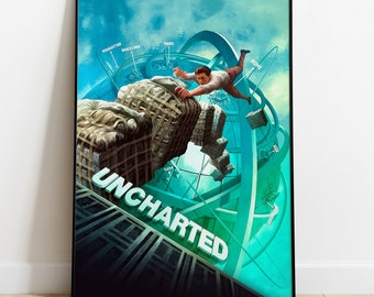 Uncharted Poster, Game Print, Wall Art, Gift for Gamers #2