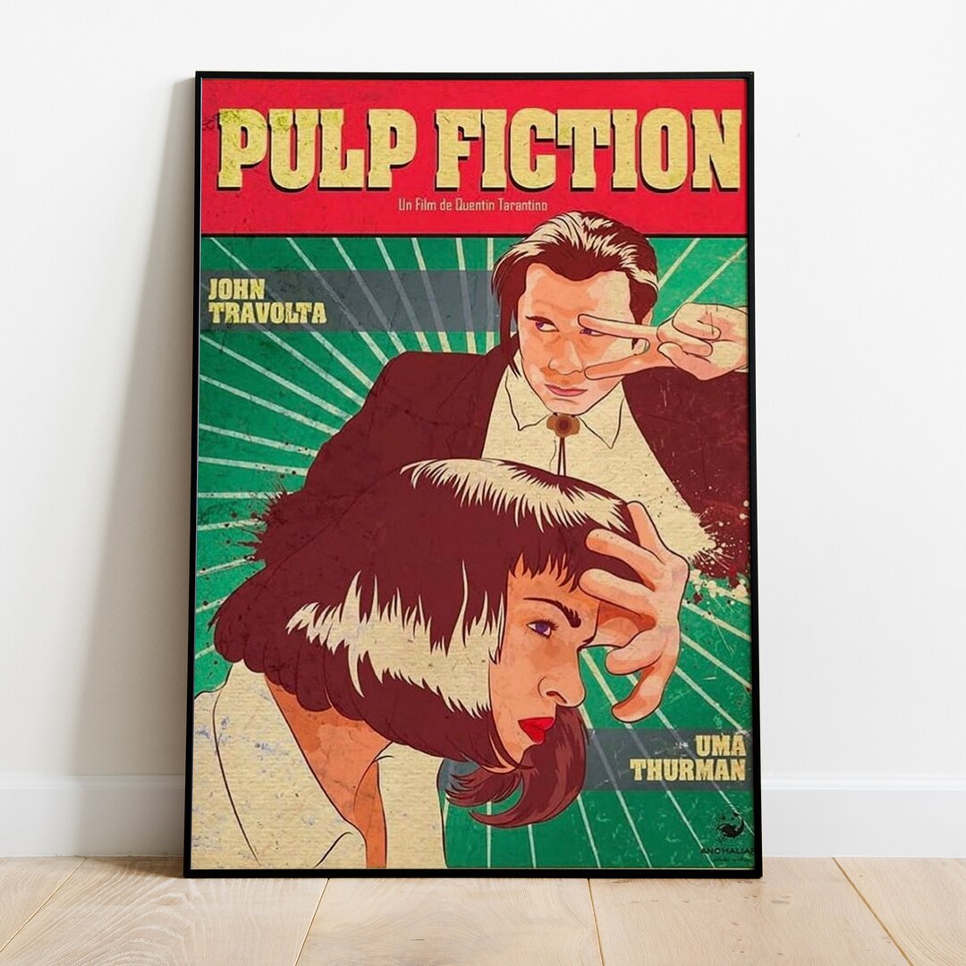 Pulp Fiction Poster, Movie Print, Wall Art, Gift for Film Fans #3 - Etsy