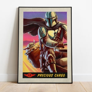 The Mandalorian Poster, Tv Series Print, Wall Art, Gift for Tv Show Fans #2
