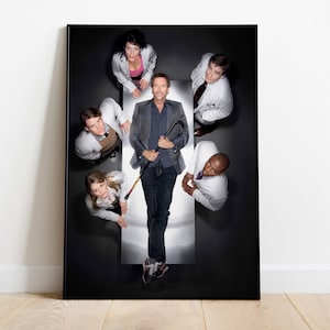 House Poster, Tv Series Print, Wall Art, Gift for Tv Show Fans