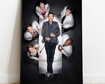 House Poster, Tv Series Print, Wall Art, Gift for Tv Show Fans