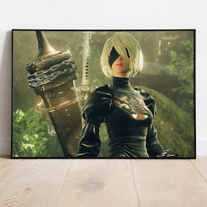 Poster di Nier Automata, stampa del gioco, arte murale, regalo per giocatori
