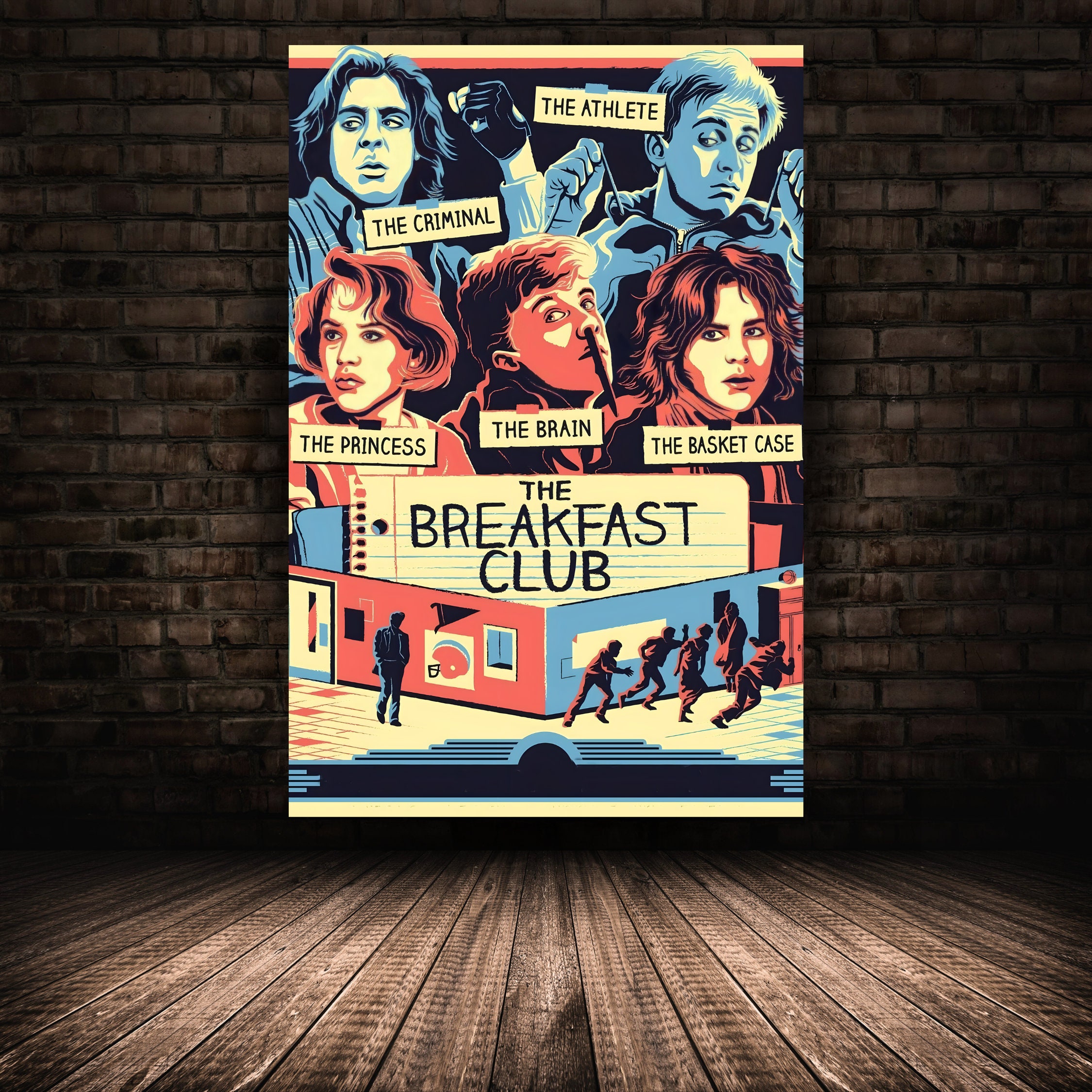 FUNKY FRESH — the hexsquad as the breakfast club movie poster💘