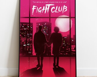ファイトクラブ ポスター、映画プリント、ウォールアート、映画ファン