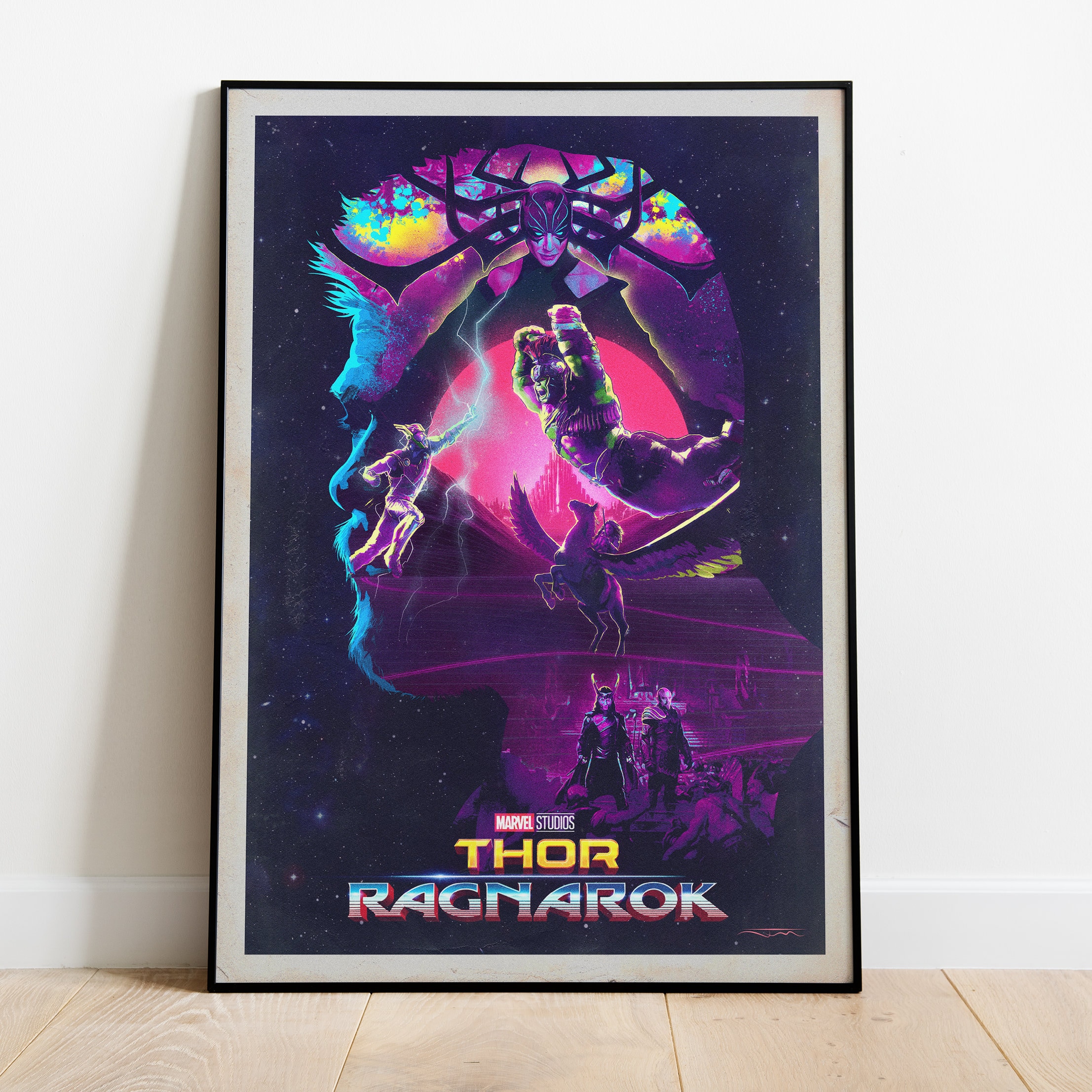 Thor Ragnarok Poster, Movie Print, Wall Art, Gift for Film Fans - Etsy