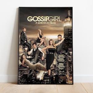 Gossip Girl Poster, Tv Series Print, Wall Art, Gift for Tv Show Fans