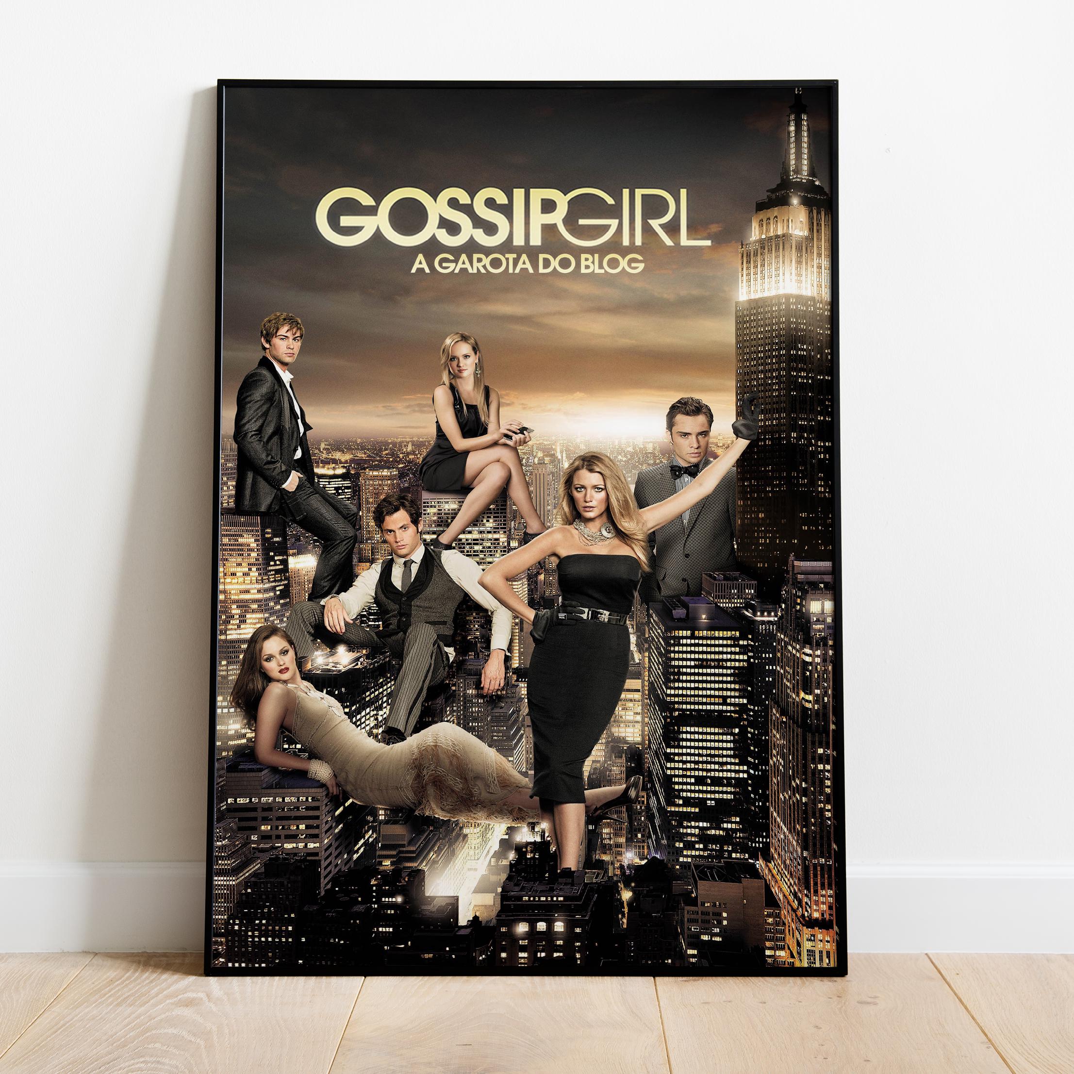Gossip Girl Poster, Tv Series Print, Wall Art, Gift for Tv Show
