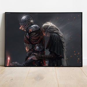 Dark Souls Poster, Spiel Poster, Wandkunst, Geschenk für Gamer #2
