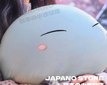 Blue Slime Plush Doll Anime Cosplay Prop Pillow | 3 Sizes, 4 Emotions | Super Fluffy Super Soft Stuffed Toy