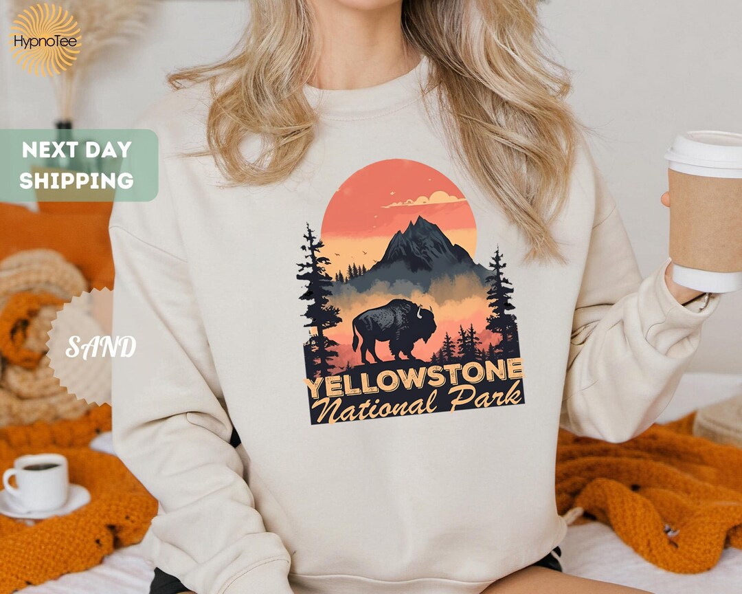 Yellowstone National Park Sweatshirt, National Park Shirt, Granola Girl