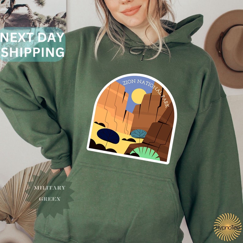 Zion National Park Sweatshirt, National Park Shirt, Utah Shirt, Hiking