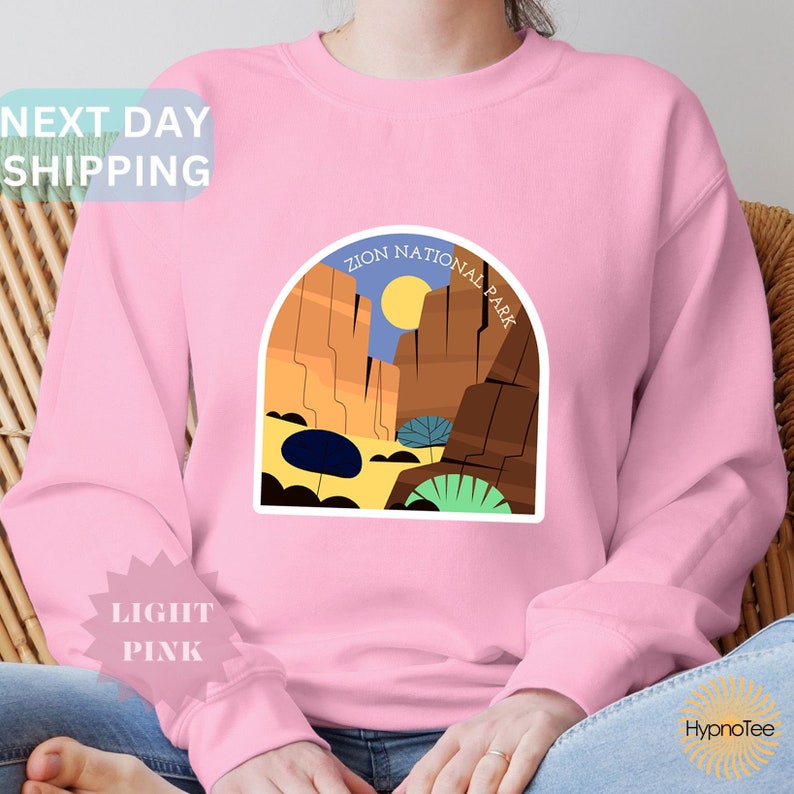Zion National Park Sweatshirt, National Park Shirt, Utah Shirt, Hiking
