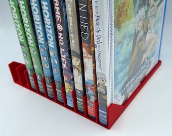 Blu-ray Case Organizer Tray, 5, 10, or 15 Slots, 3D Printed