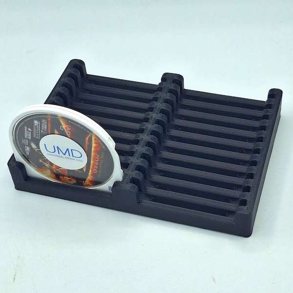 UMD Storage Tray for Sony PlayStation Portable PSP, 20 Slots, 3D Printed, Choose Your Color!