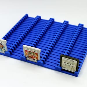 Nintendo DS, 3DS Game Cartridge Storage Tray, 100 or 200 Slots, 3D Printed, Choice of Colors