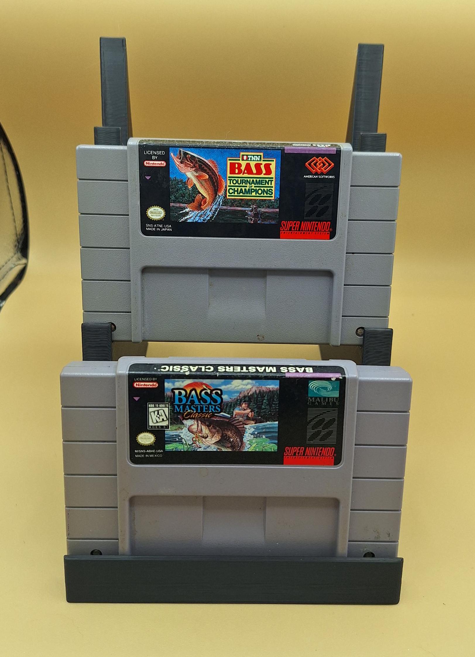 3D Printed SNES Game Cartridge Display Stand - Tiered - Etsy