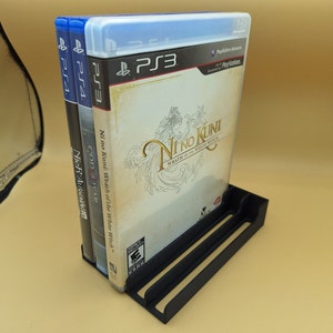 Video Game / DVD Case Organizer Tray Robust Version, 5, 10, or 15 Slots, 3D Printed, Choice of Colors