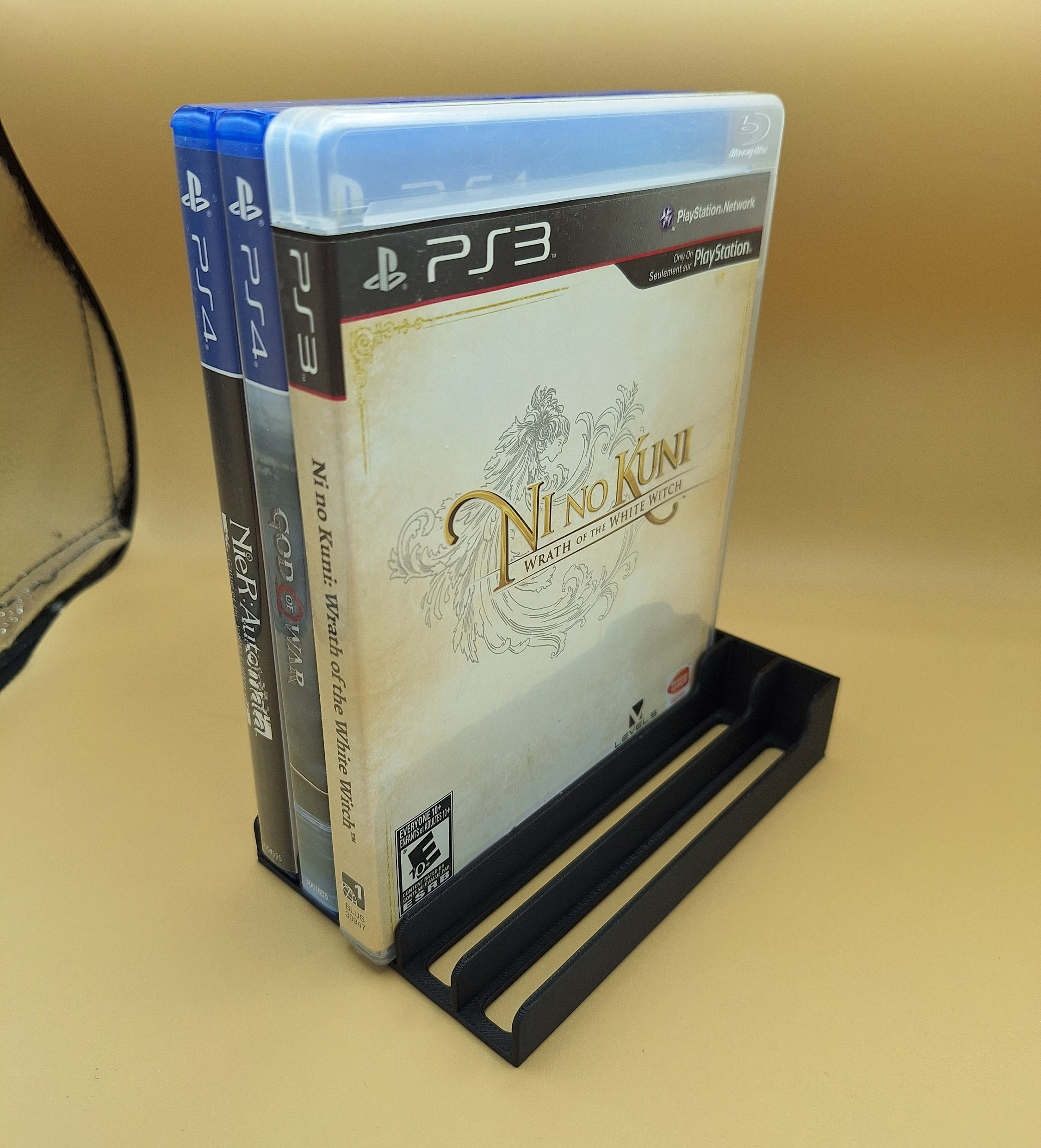 Video Game / DVD Case Organizer Tray Robust Version, 5, 10, or 15 Slots, 3D Printed, Choice of Colors