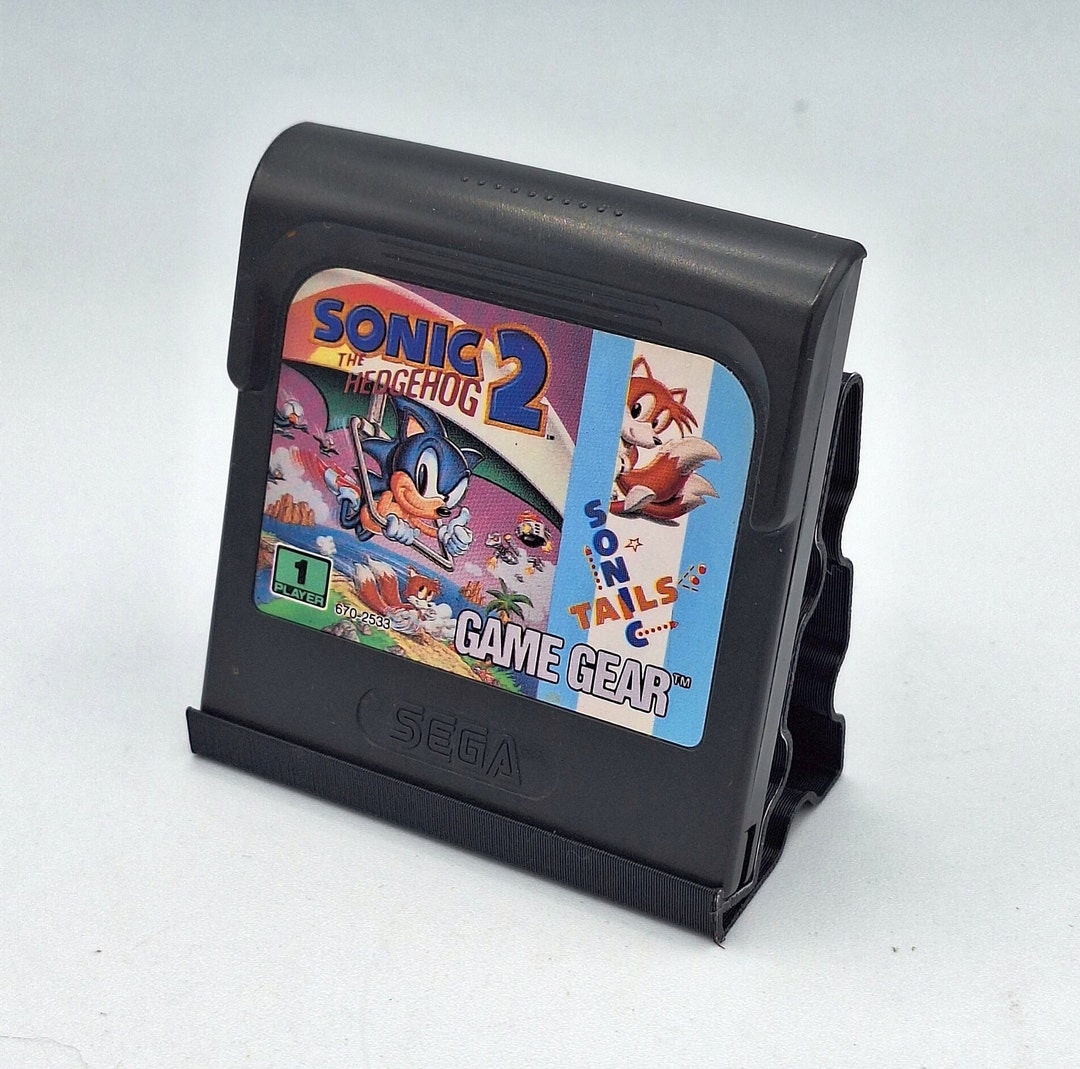 Sega Game Gear Cartridge Display Stand, 3D Printed, Fits 1 GG Cart Etsy