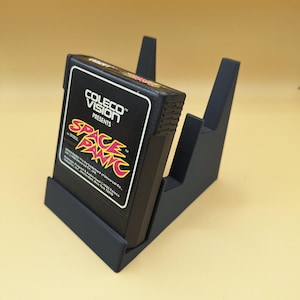 Atari 2600, 7800, ColecoVision Cartridge Display Stand, Tiered Up To 5 Carts, 3D Printed