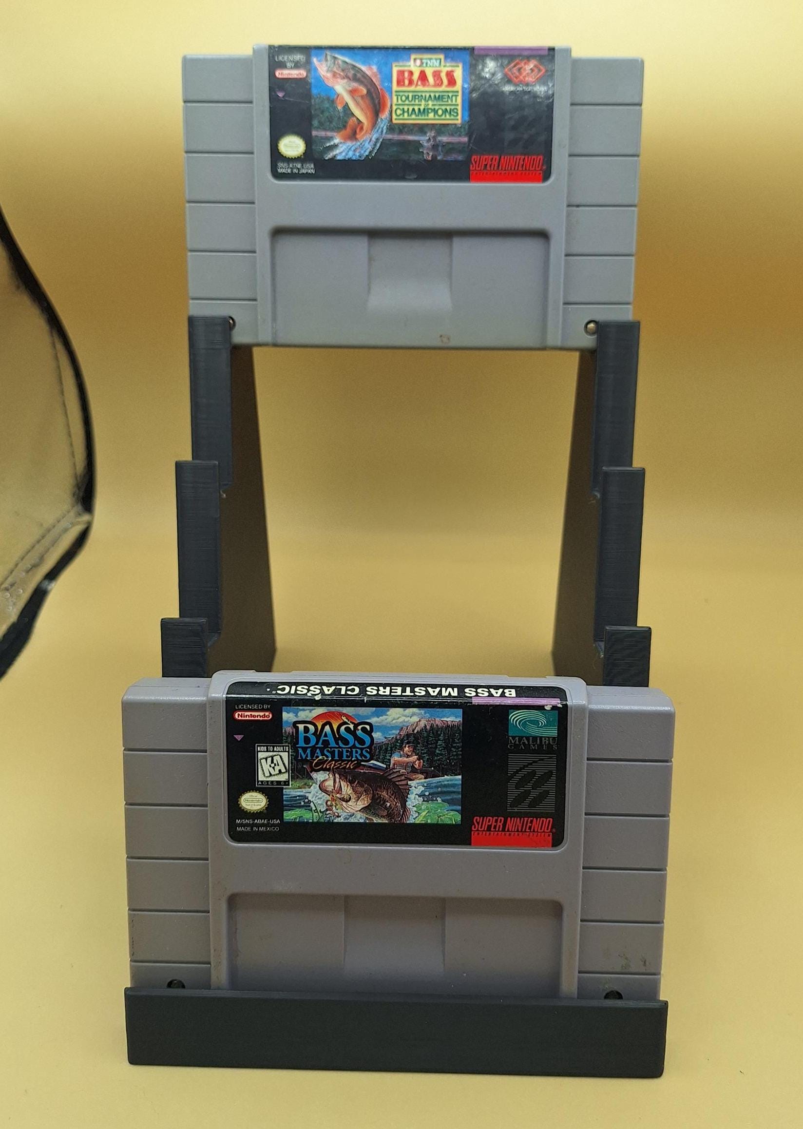 3D Printed SNES Game Cartridge Display Stand - Tiered - Etsy