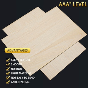 12x24 3mm Basswood Packs image 2