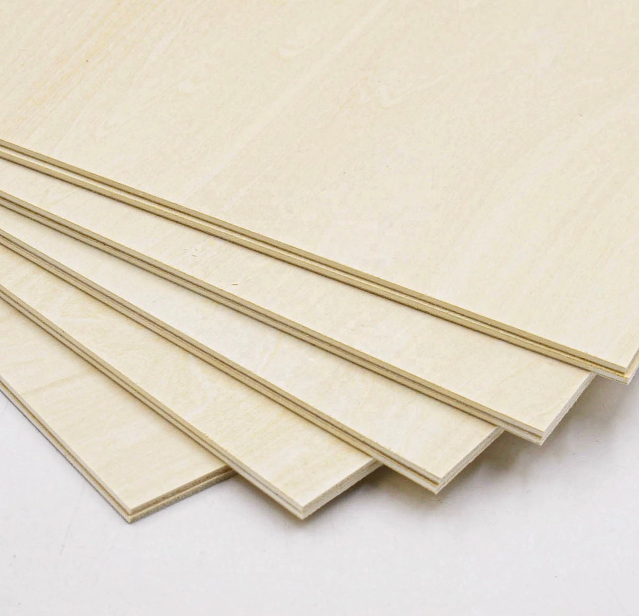 Blank Balsa Wood Sheets, 10PCS 2mm/0.07inch, Unfinished Woodworking Board,  Rectangle Wooden Slices for DIY Craft Material, Carving Artboard 