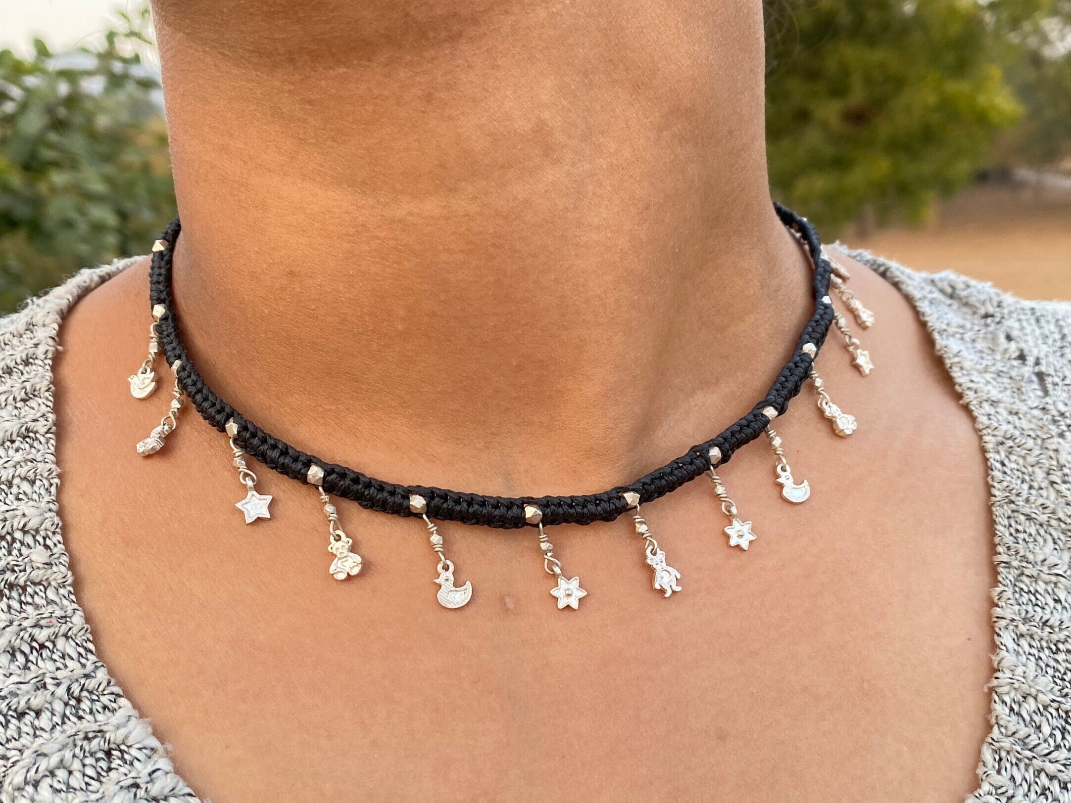 Black dori necklace online shopping clearance
