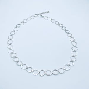 925 Sterling Silber Einstellbar Handgemachte Oval Gliederkette , Permanent Schmuck, Juwelen und Ketten, Schmuckherstellung, Silberketten,