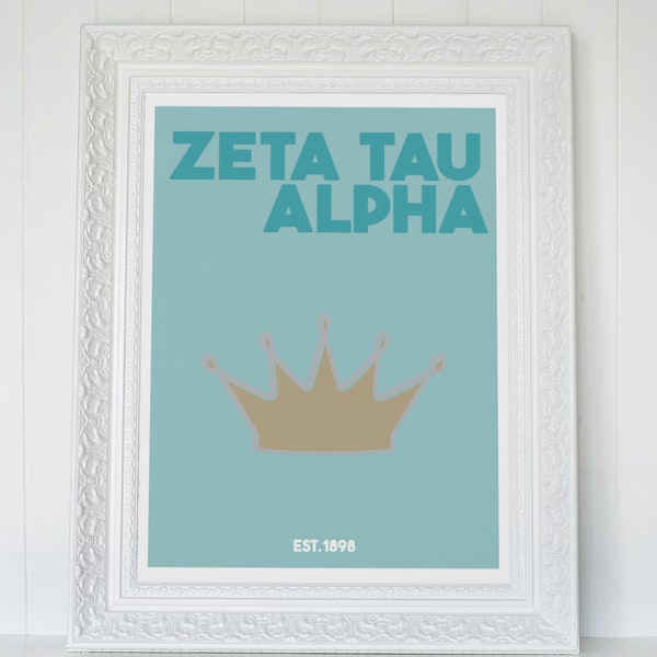 Zeta Tau Alpha Print | ZTA