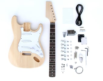 ST Style Reverse Headstock Build Your Own Guitar Kit