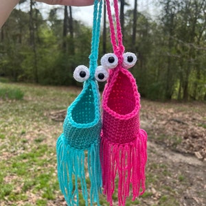 Crochet Yip Yips Car Mirror Hanger