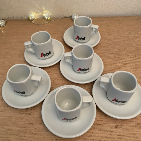 Tasse à expresso SEGAFREDO ZANETTI vintage, tasse de bar neuve, Italienne