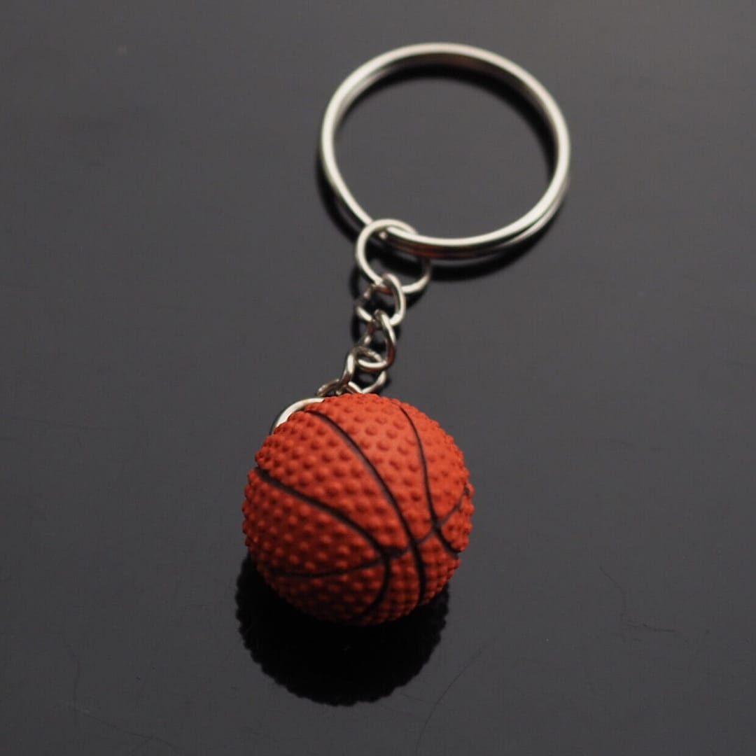Mini Basketball Keychain Key Ring Pendant Charm High School Player