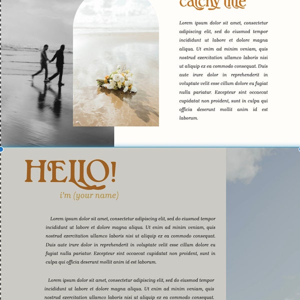 Wild Honey Showit Website Template for Photographers - A Minimalist Website Template That is SEO Optimized and Completely Customizable