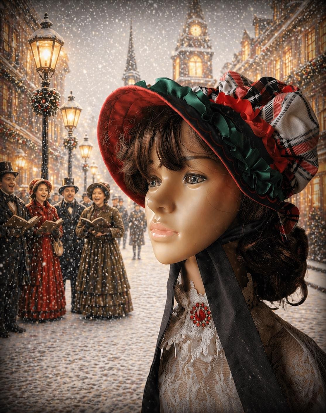 sachin and babi light blue dress Winter Victorian Shirt Dress main image 0