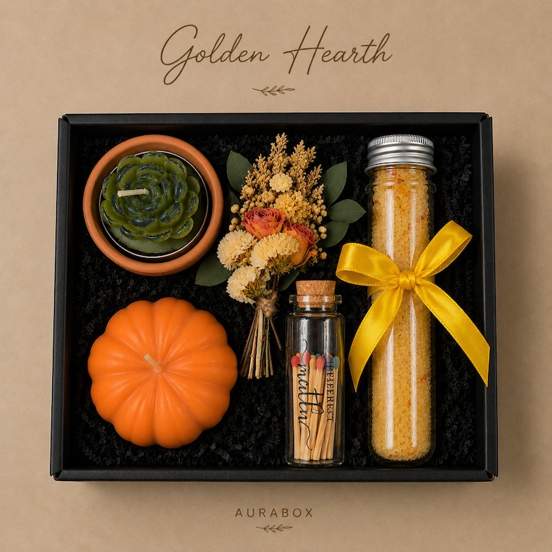 Thanksgiving gift box for women, fall spa gift basket, cozy autumn self care package, pumpkin candle gift set, hostess gift for Thanksgiving dinner, hygge gift box, seasonal relaxation basket, honey soap gift, sunflower crochet decor, cozy socks gift, comfort care package, autumn birthday gift, gift for mom, gift for sister, thinking of you gift, luxury fall gift basket, ready to gift, next day shipping