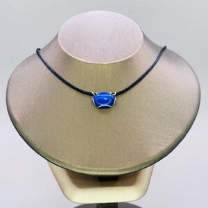 Unique Lapis Lazuli Necklace - 25th, 30th birthday gift. A Gift of Elegance