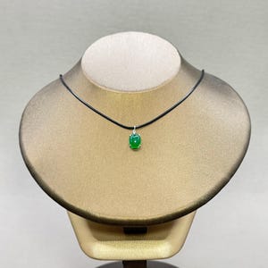 Green Agate Everyday Protection Simple best friend necklace,