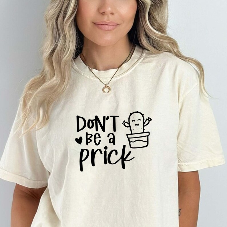 Dont Be A Cute and Funny SVG PNG Digital Craft Bundle. Punny T-shirt ...