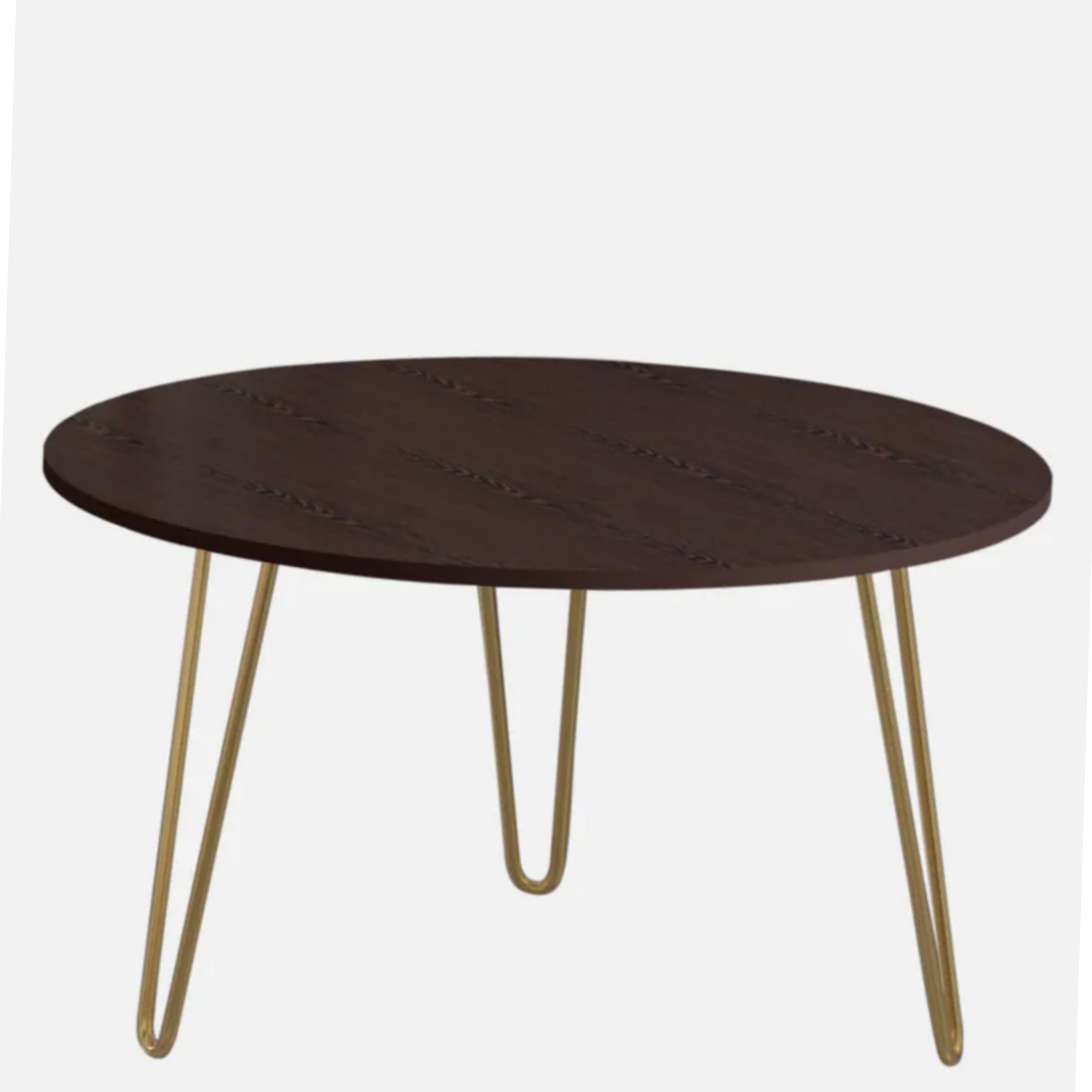 Round Coffee Table, Tea Round Table, Center Coffee Table, Metal Legs